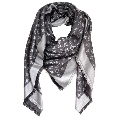 louis vuitton monogram shawl fake|Louis Vuitton denim scarf.